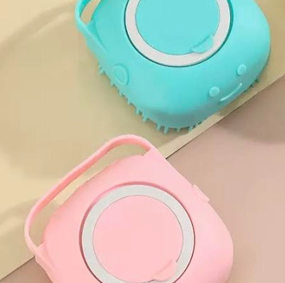 Silicone Dog Bath Massage Glove — Shampoo Brush & Grooming Tool