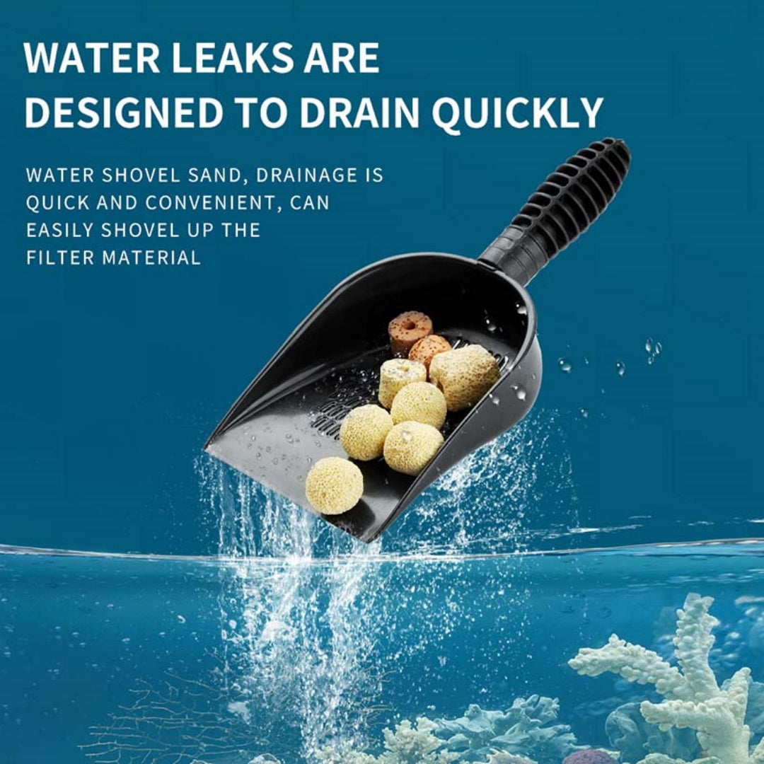 Fish Tank Multi-Purpose Sand Shovel Good Helper To Pets