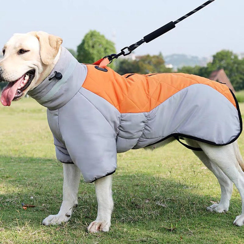 Waterproof Winter Dog Coat — Warm Thickened Vest for Medium & Large Dogs
