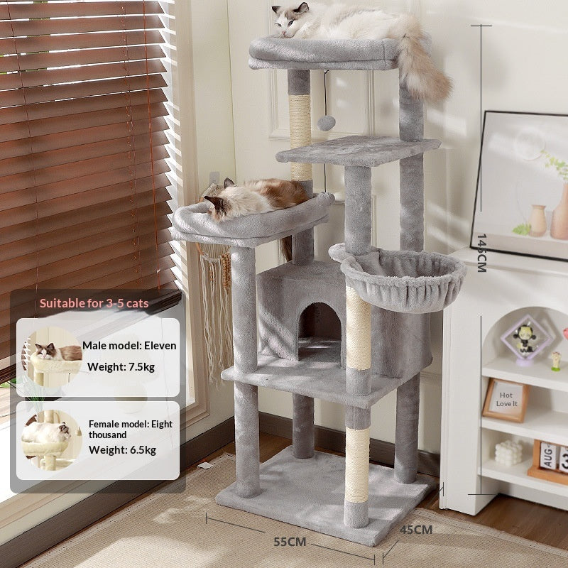 Household Multi-Tier Minimalist Cat Tree