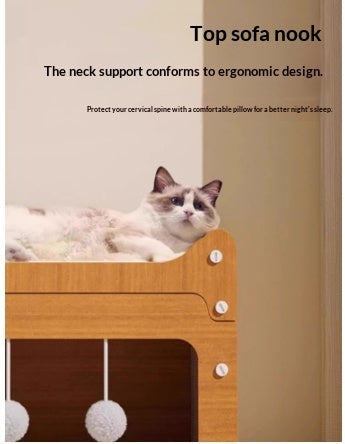 Cat Scratch Board & Nest — Wear-Resistant No-Shedding Scratcher