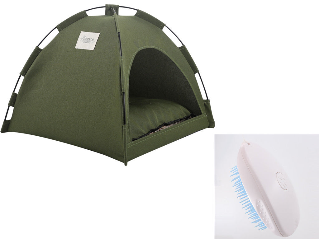 Cat Tent Cooling Mat & Dog Kennel — Indoor/Outdoor Pet Sofa Bed