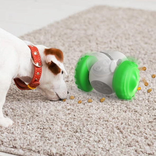 Slow Feeder Interactive Balance Car — Smart Dog & Cat Feeding Toy