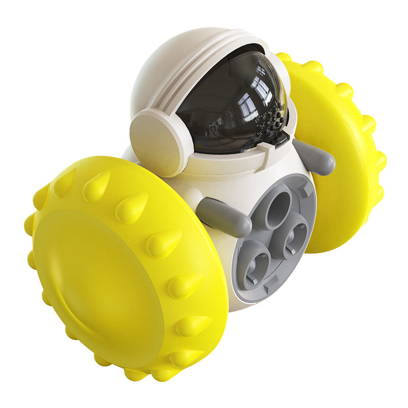 Slow Feeder Interactive Balance Car — Smart Dog & Cat Feeding Toy