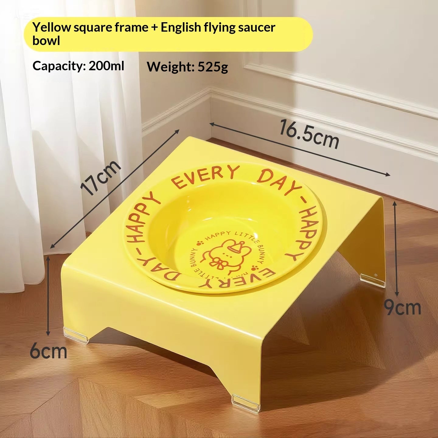 Elevated Ceramic Cat Food Bowl — Magnetic High-Leg Stand for Cats & Dog