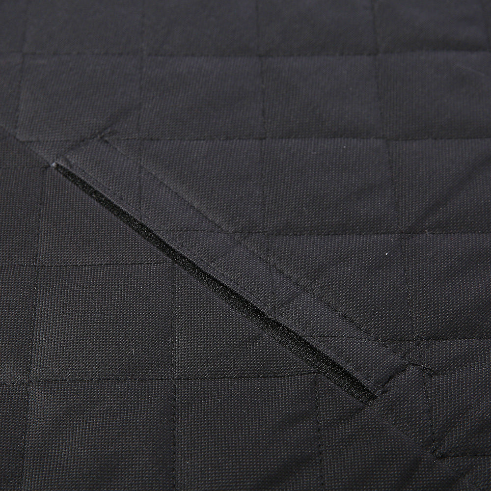 Dog Car Seat Cover Hammock — Mesh View Safety Protector with Zipper & Pocket