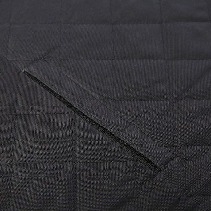 Dog Car Seat Cover Hammock — Mesh View Safety Protector with Zipper & Pocket