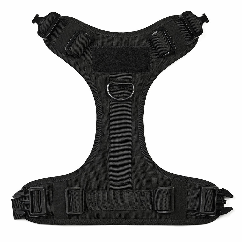 Military Tactical Dog Harness — Adjustable Heavy-Duty Pet Back Vest