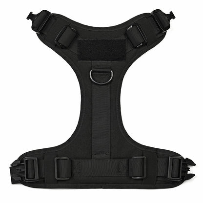 Military Tactical Dog Harness — Adjustable Heavy-Duty Pet Back Vest