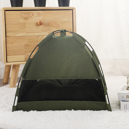 Cat Tent Cooling Mat & Dog Kennel — Indoor/Outdoor Pet Sofa Bed