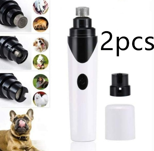 Electric Pet Nail Grinder & Clippers — Cat & Dog Paw Care Tool