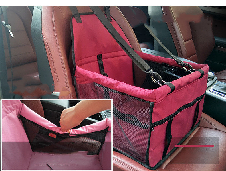 Pet Car Seat Basket with Dog & Cat Bag — Anti-Dirty Thickened Cushion Box