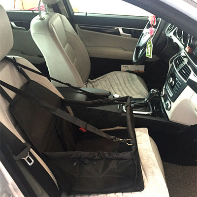 Pet Car Seat Basket with Dog & Cat Bag — Anti-Dirty Thickened Cushion Box