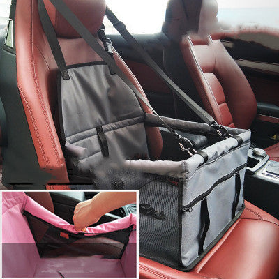 Pet Car Seat Basket with Dog & Cat Bag — Anti-Dirty Thickened Cushion Box