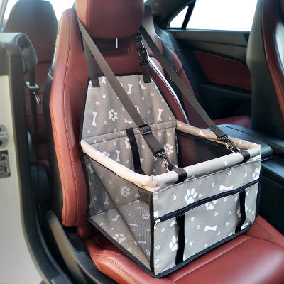 Pet Car Seat Basket with Dog & Cat Bag — Anti-Dirty Thickened Cushion Box