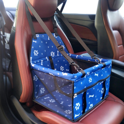 Pet Car Seat Basket with Dog & Cat Bag — Anti-Dirty Thickened Cushion Box