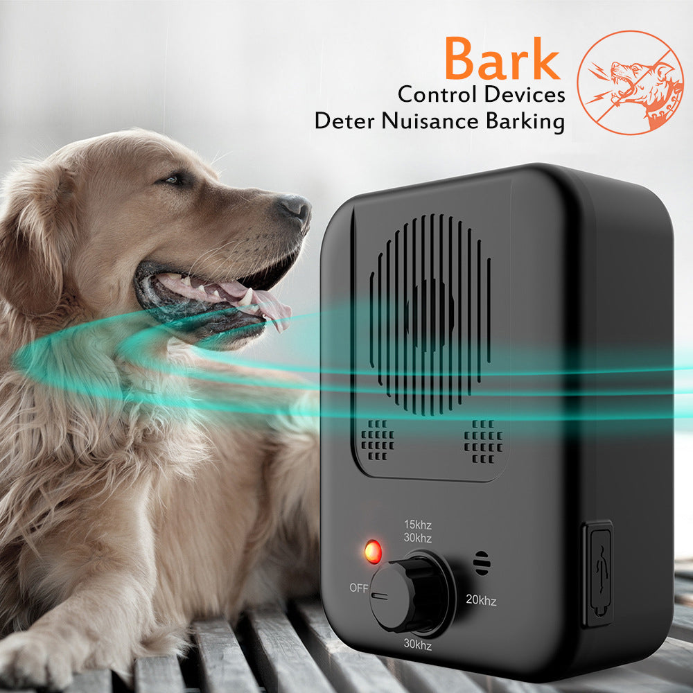 Anti-Bark Ultrasonic Dog Collar — Outdoor No-Bark Repeller Device