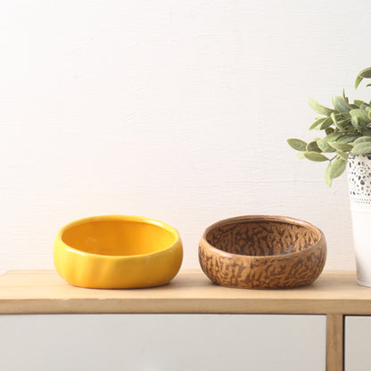 Ceramic Tilted Cat Bowl — Cervical Spine Protection Anti-Tip Design