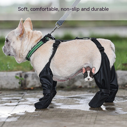 Waterproof Adjustable Dog Boots — Outdoor Breathable Pet Paw Protectors