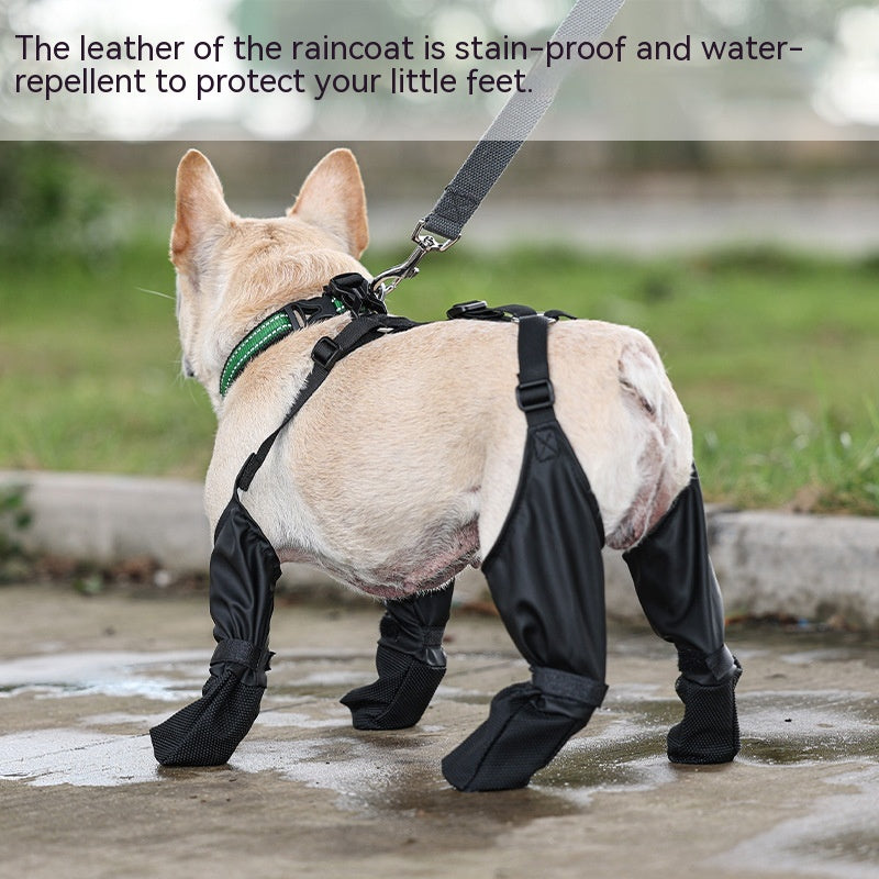 Waterproof Adjustable Dog Boots — Outdoor Breathable Pet Paw Protectors