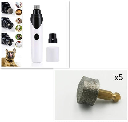 Electric Pet Nail Grinder & Clippers — Cat & Dog Paw Care Tool