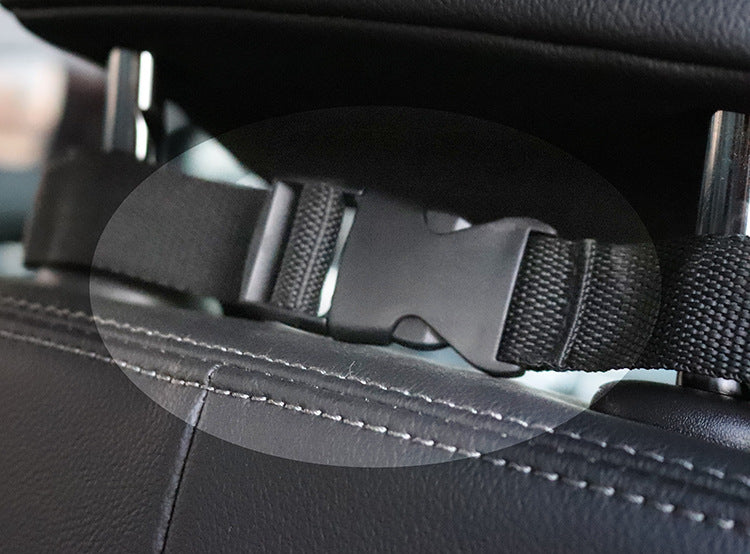 Dog Car Seat Cover Hammock — Mesh View Safety Protector with Zipper & Pocket