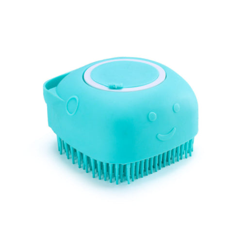 Silicone Dog Bath Massage Glove — Shampoo Brush & Grooming Tool