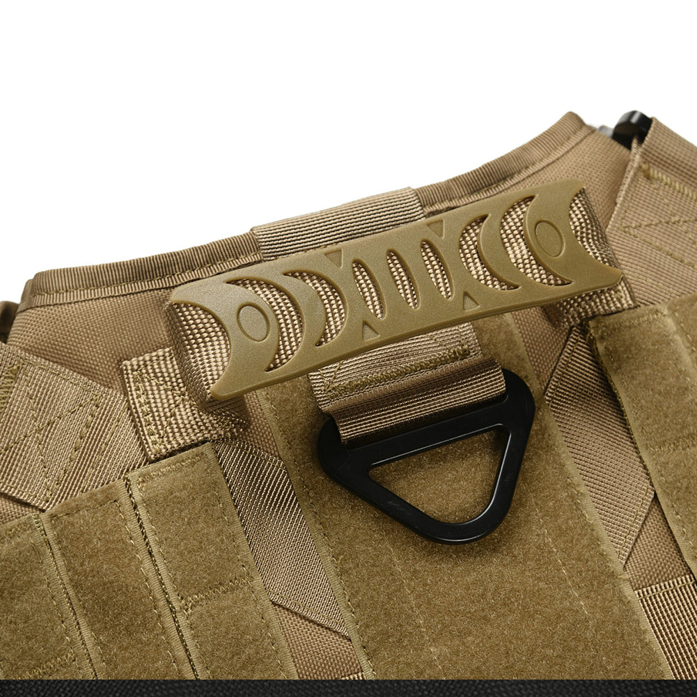 Military Tactical Dog Harness — Adjustable Heavy-Duty Pet Back Vest