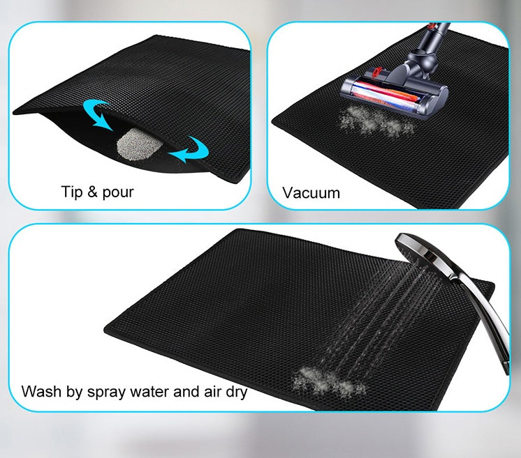 Cat Litter Honeycomb Pad — Waterproof Urine-Proof Pet Mat
