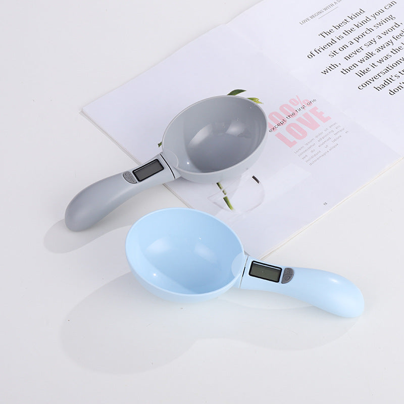 Multifunctional Dog Food Measuring Spoon — Weighing Scoop for Pets