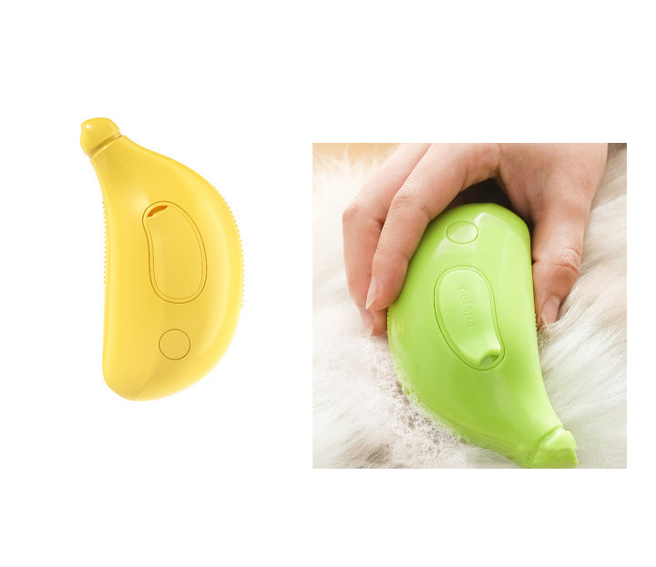 3-in-1 Pet Steam Brush — Spray Massage Grooming & Hair Removal Comb
