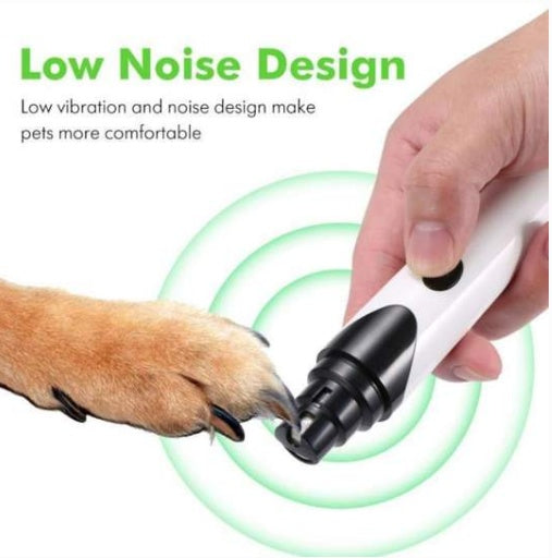 Electric Pet Nail Grinder & Clippers — Cat & Dog Paw Care Tool