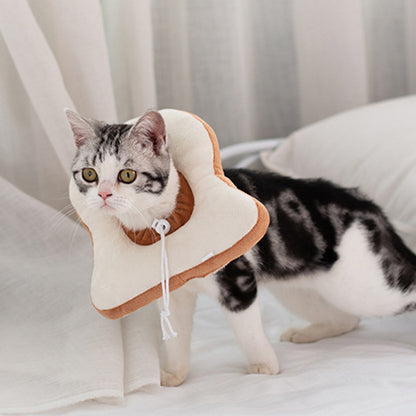Cat Anti-Lick Recovery Collar — Adjustable Pet Cone of Shame