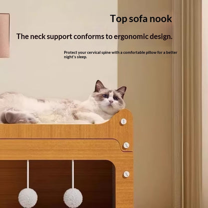 Cat Scratch Board & Nest — Wear-Resistant No-Shedding Scratcher