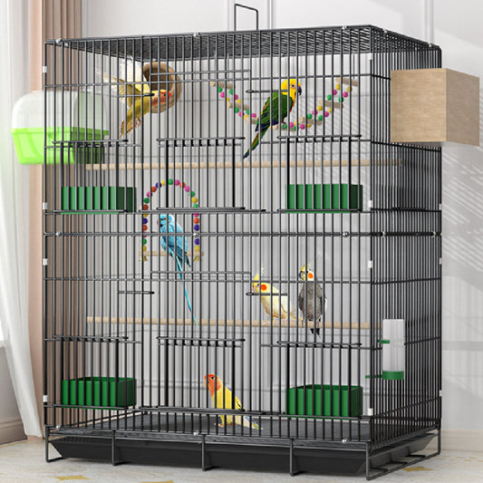 Double Layer Decorative Bird Cage — Large Ornamental Parrot Cage