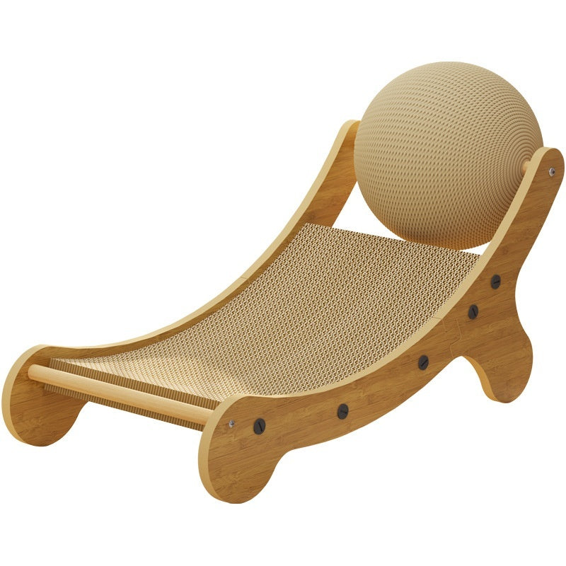 Extra-Large Hemp & Sisal Cat Bed — Lint-Free Pet Lounger