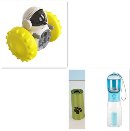 Slow Feeder Interactive Balance Car — Smart Dog & Cat Feeding Toy