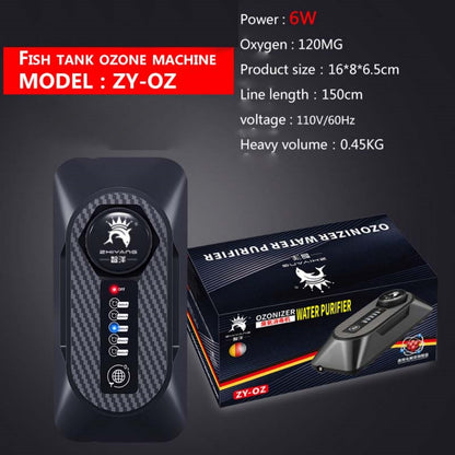 Fish Tank Ozone Machine Fish Pond Ozone Generator Sterilization Device For Aquariums O3