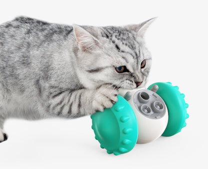 Slow Feeder Interactive Balance Car — Smart Dog & Cat Feeding Toy