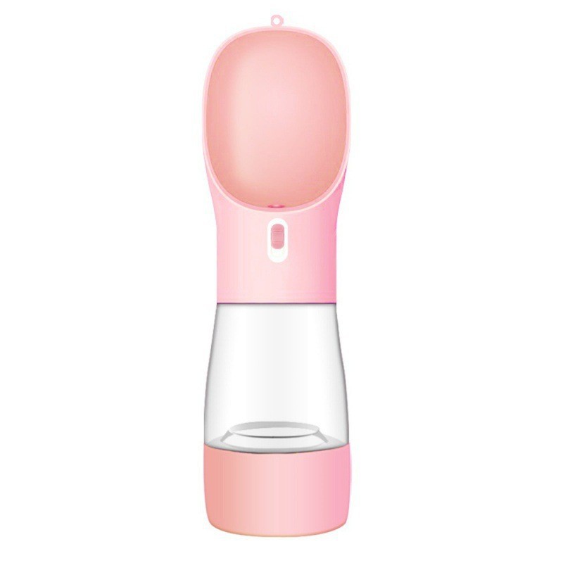 Portable Dog Water Bottle & Food Bowl — 2-in-1 Outdoor Travel Feeder