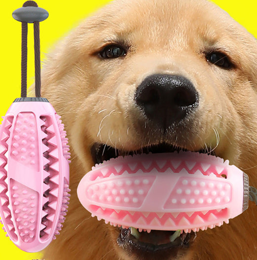 Suction Cup Dog Tug Toy Ball — Chew & Tooth Cleaning Interactive Toy