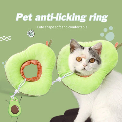 Cat Anti-Lick Recovery Collar — Adjustable Pet Cone of Shame
