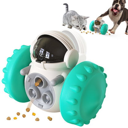 Slow Feeder Interactive Balance Car — Smart Dog & Cat Feeding Toy