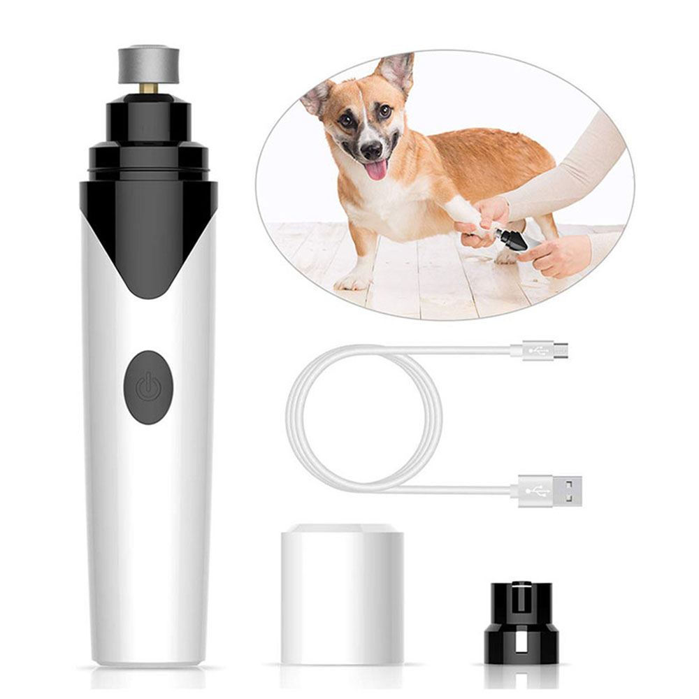 Electric Pet Nail Grinder & Clippers — Cat & Dog Paw Care Tool