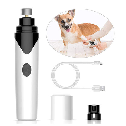 Electric Pet Nail Grinder & Clippers — Cat & Dog Paw Care Tool