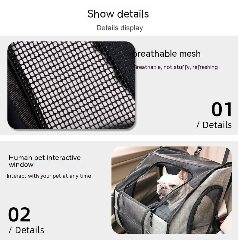 Portable Dog Travel Cage & Kennel — Foldable Pet Carrier Crate