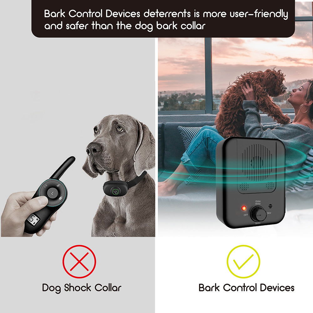 Anti-Bark Ultrasonic Dog Collar — Outdoor No-Bark Repeller Device