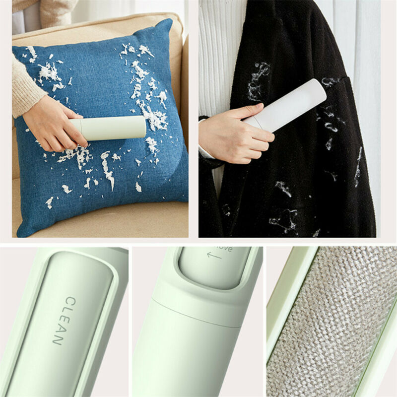 Reusable Lint Roller Set — Pet Hair Remover Brush for Dog & Cat Fur
