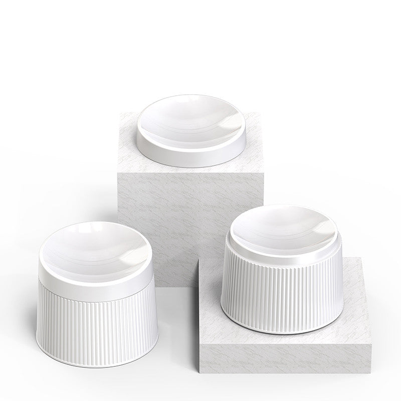 Geometric Double Cat Bowl — Stylish Pet Food & Water Dish