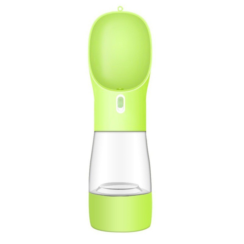 Portable Dog Water Bottle & Food Bowl — 2-in-1 Outdoor Travel Feeder